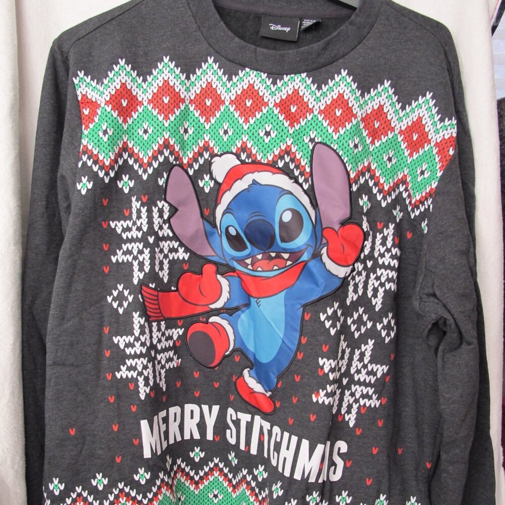 New Disney Stitch Christmas Sweatshirt